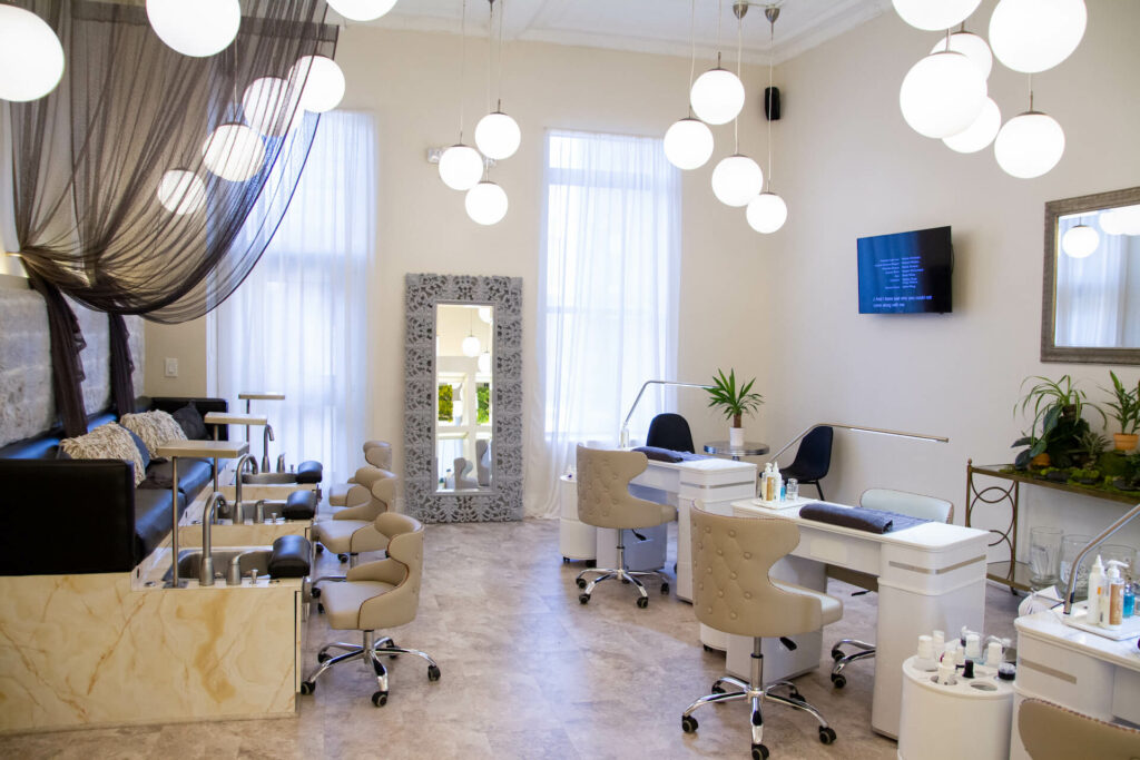 Inside of a Akari nail room